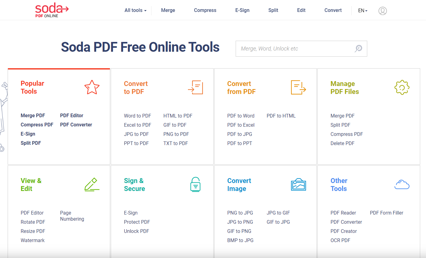 Soda PDF Crea, convierte, edita PDFs online EUREK Wiki